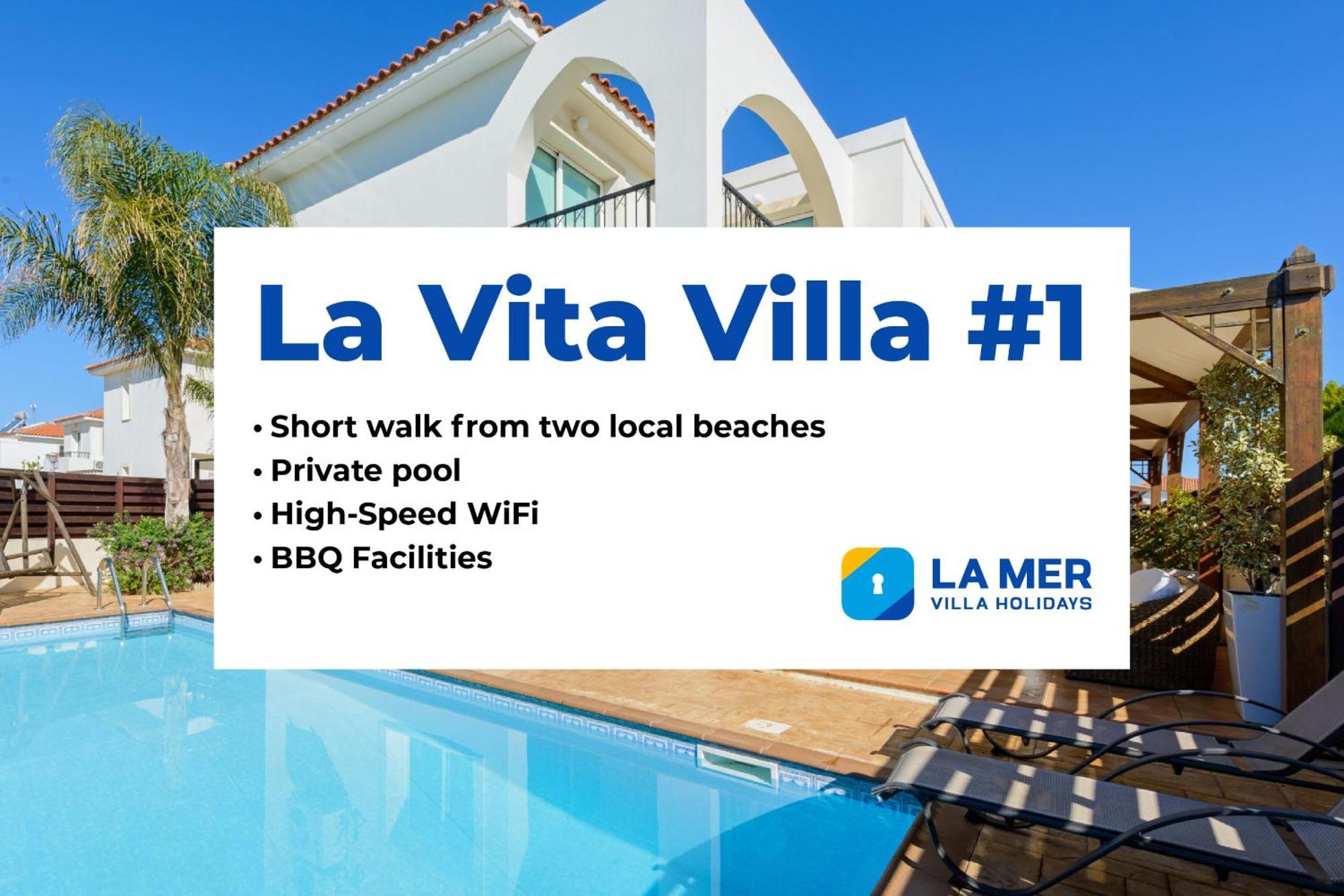 La Vita Villa #1 Protaras Buitenkant foto